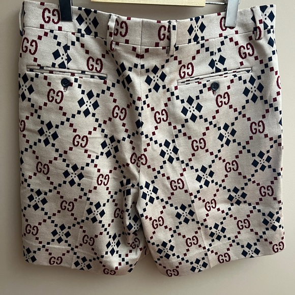 GUCCI NWTs Monogram Canvas Bermuda Shorts - Picture 2 of 8